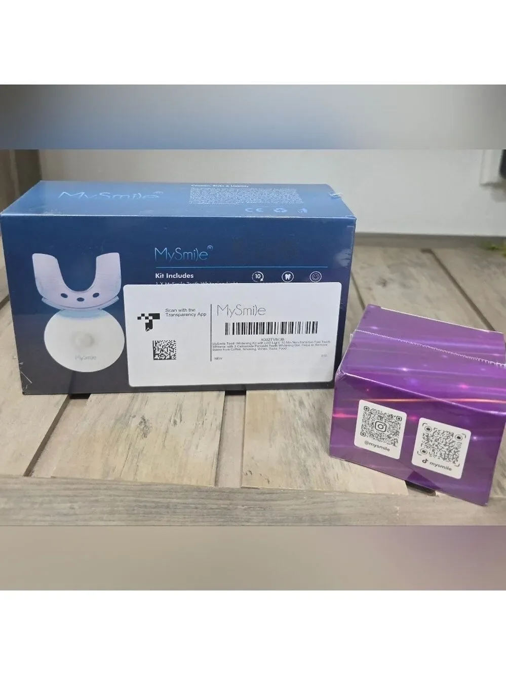 MySmile Teeth Whitening Kit with Teeth Whitening Purple Powder - New In Package